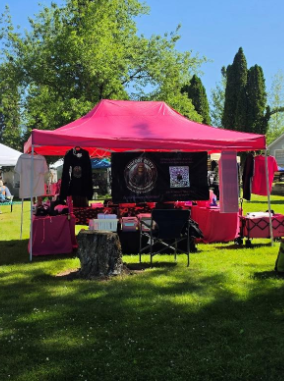 Bigfoot Festival Booth